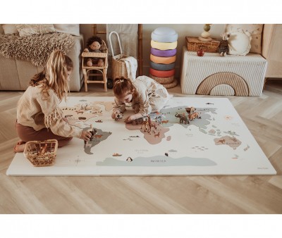 Tappeto Gioco EEVAA Puzzle Worldmap