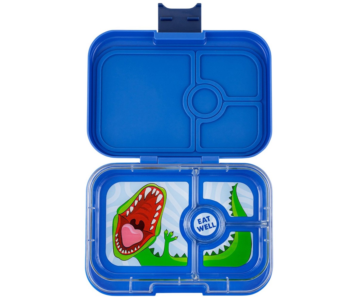 Lunch Box Yumbox Panino Surf Blue Dino 4 Spazi