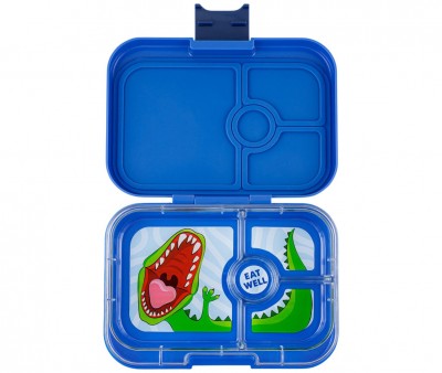 Lunch Box Yumbox Panino Surf Blue Dino 4 Spazi