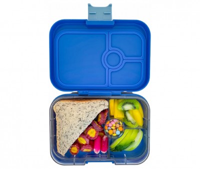 Lunch Box Yumbox Panino Surf Blue Dino 4 Spazi