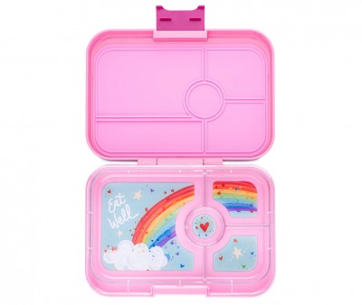 Yumbox Tapas Capri Pink Rainbow 4 Spazi