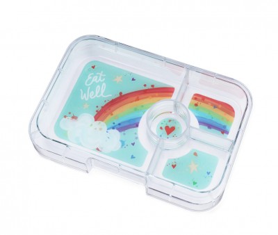 Yumbox Tapas Capri Pink Rainbow 4 Spazi