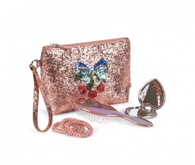 Necessaire Get Ready With Me Glitter Rose 