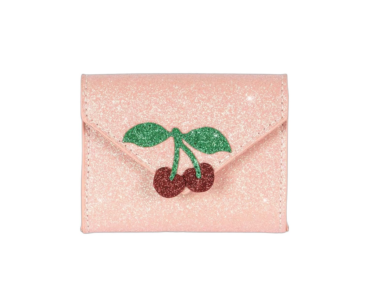 Bolsa Mealheiro Love Letter Glitter rosa