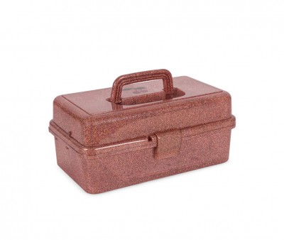 Estojo Creative Art Caddy Glitter Rose