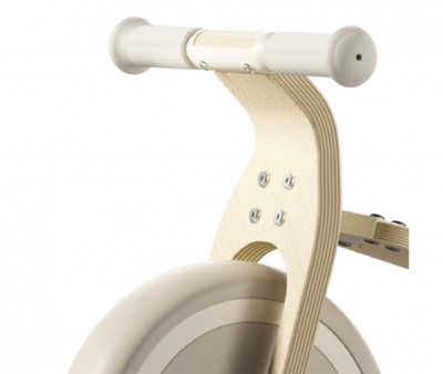 Bicicleta de equilbrio de madeira Bravold Eco White