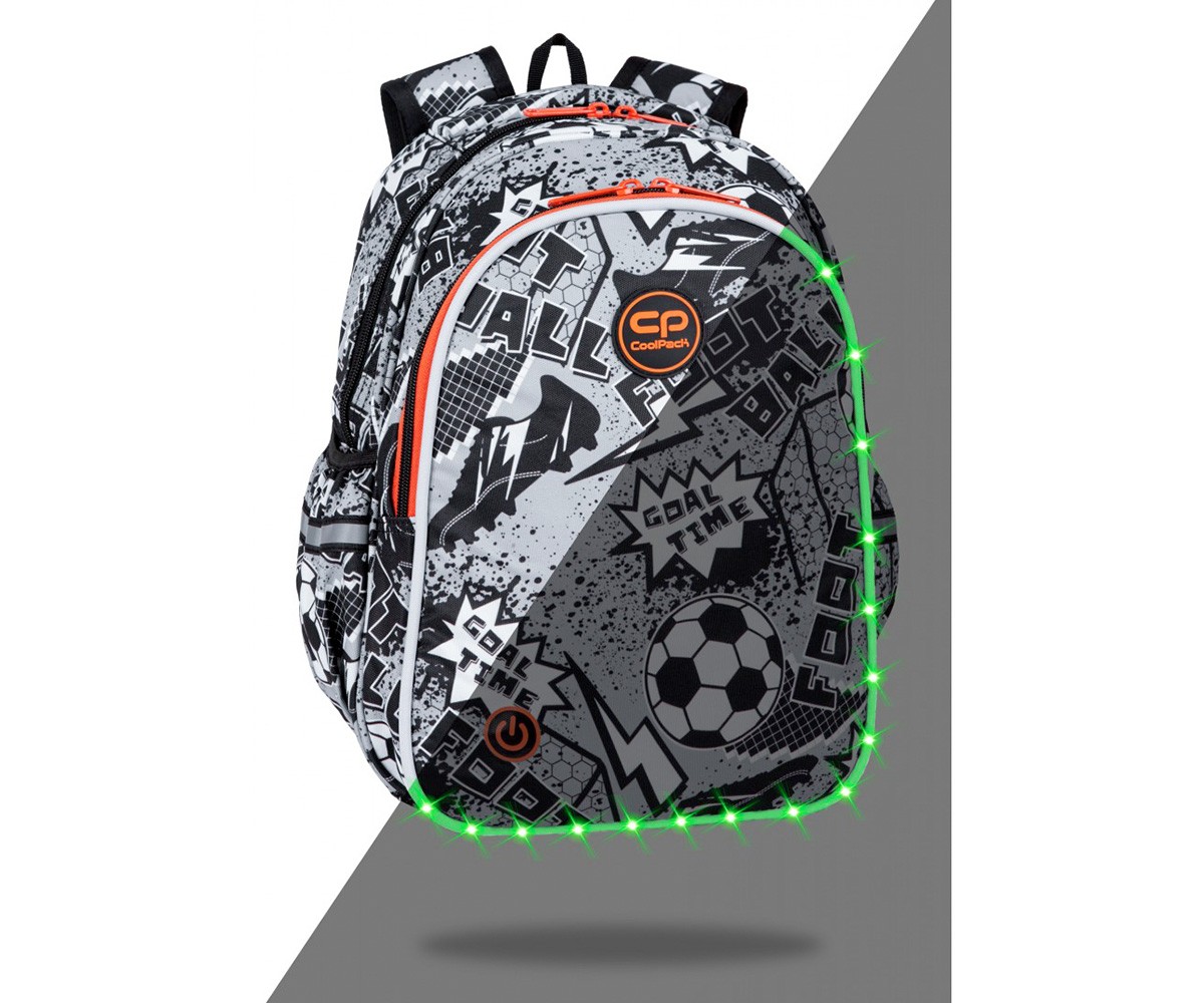 Zaino Scuola Jimmy Led Grey Ball