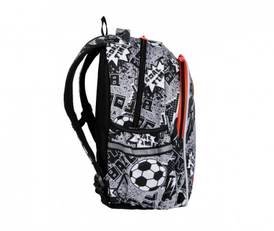 Zaino Scuola Jimmy Led Grey Ball
