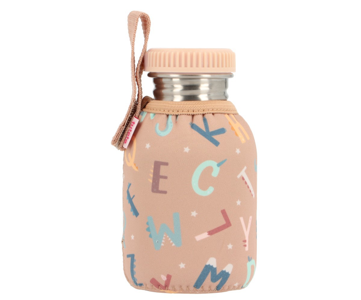 Botella Acero con Funda Funny Letters Personalizable 350ml