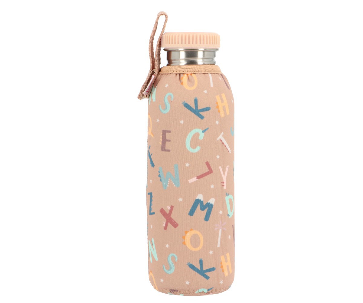 Garrafa de ao com Forro Funny Letters Personalizvel 750ml