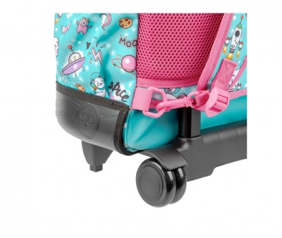 Zaino con Ruote Buzzer Pastel Space