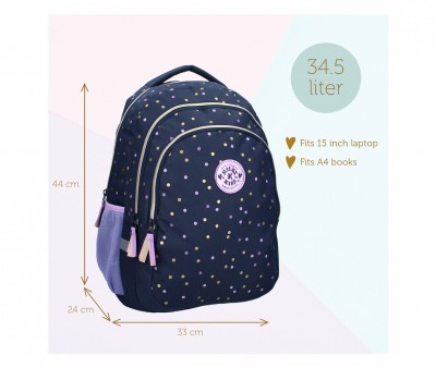 Zaino Scuola Milky Kiss Dotted Delight