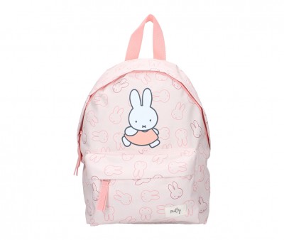 Mochila Miffy Full Of Fun Rosa Personalizable