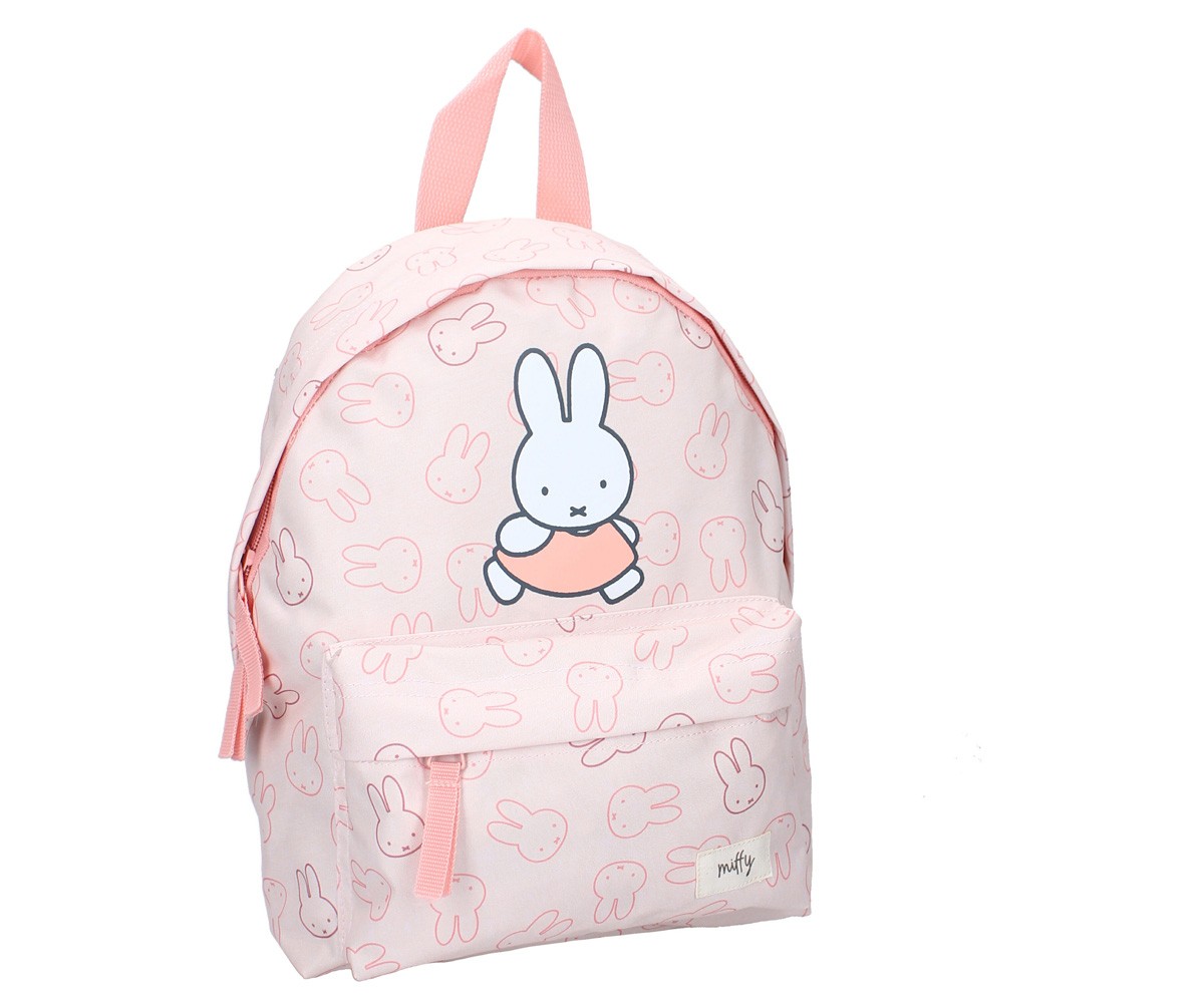 Mochila Miffy Full Of Fun Rosa Personalizable
