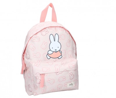 Mochila Miffy Full Of Fun Rosa Personalizable