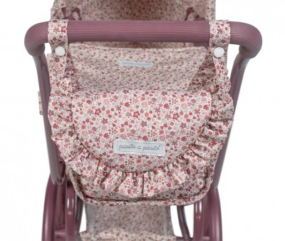 Carrozzina Bambole Ruote Grandi Cherry Flowers