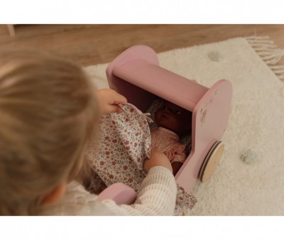 Carrito de Madera para Muecas FSC Pink Essentials