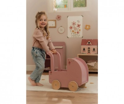 Carrito de Madera para Muecas FSC Pink Essentials
