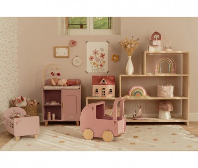 Carrito de Madera para Muecas FSC Pink Essentials