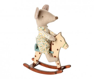 Cavalino a Rocking Horse Dark Brown Maileg