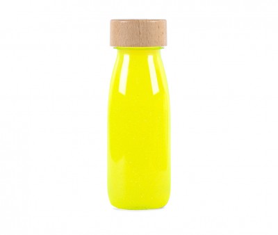 Botella Sensorial Flotante Float Fluo Yellow Glow