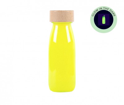 Floating Sensory Bottle Flip Yellow