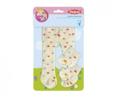 Collants et Chaussettes Herz Konfetti pour Poupes 