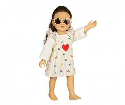 Lunettes de Soleil Beiges pour Poupes