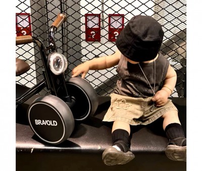 Triciclo Bravold Little Biker Black