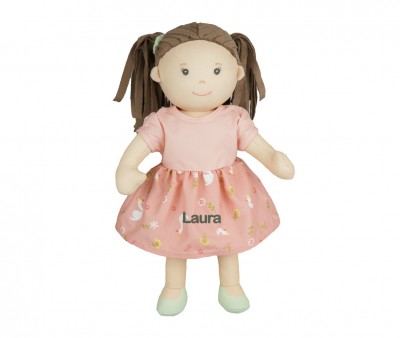 Mueca de Tela Lucie con Vestido`Personalizable 32 cm