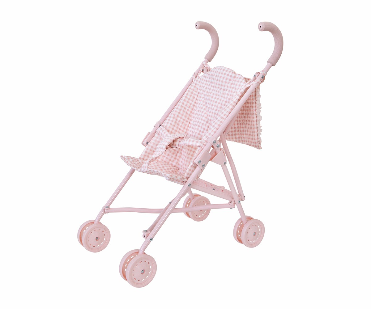Passeggino Bambole Monnka Vichy Personalizzabile