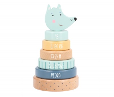 Torre Apilable Wolf Personalizable