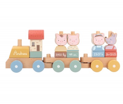 Tren Little Pigs Family Personalizable