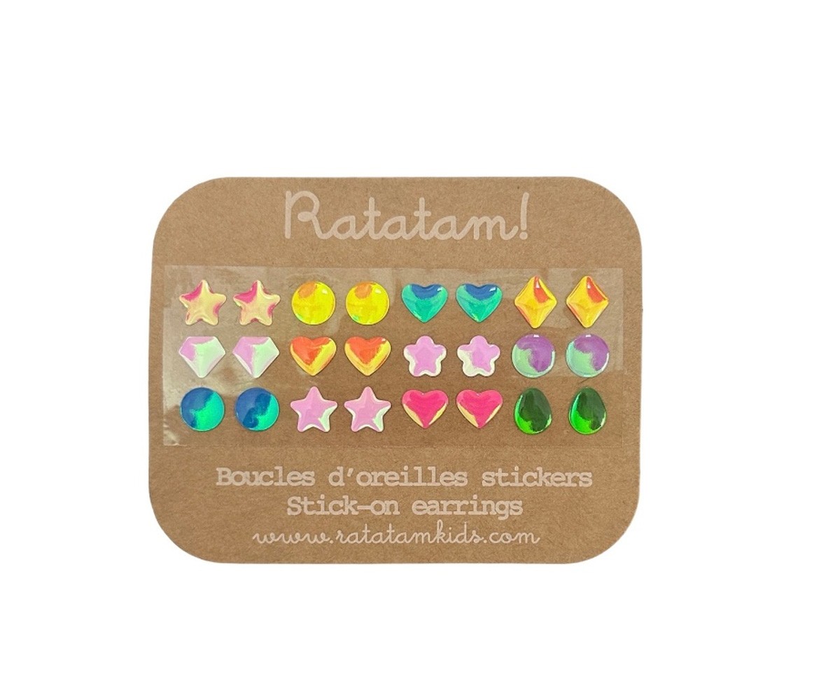 Set 12 Pares Pendientes Autoadhesivos