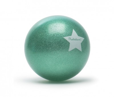 Pelota Glitter Verde 15 cm