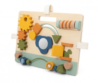 Panel de Actividades de Madera Mrs. Elephant