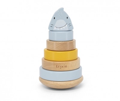 Torre Impilabile Mr.Shark Trixie Wood Personalizzabile