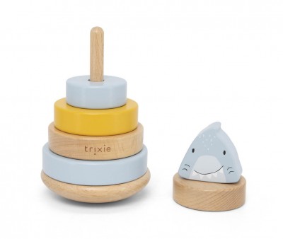 Torre Impilabile Mr.Shark Trixie Wood Personalizzabile