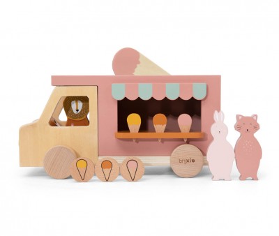Camin de Helados de Madera All Animals