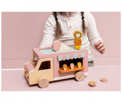 Camin de Helados de Madera All Animals