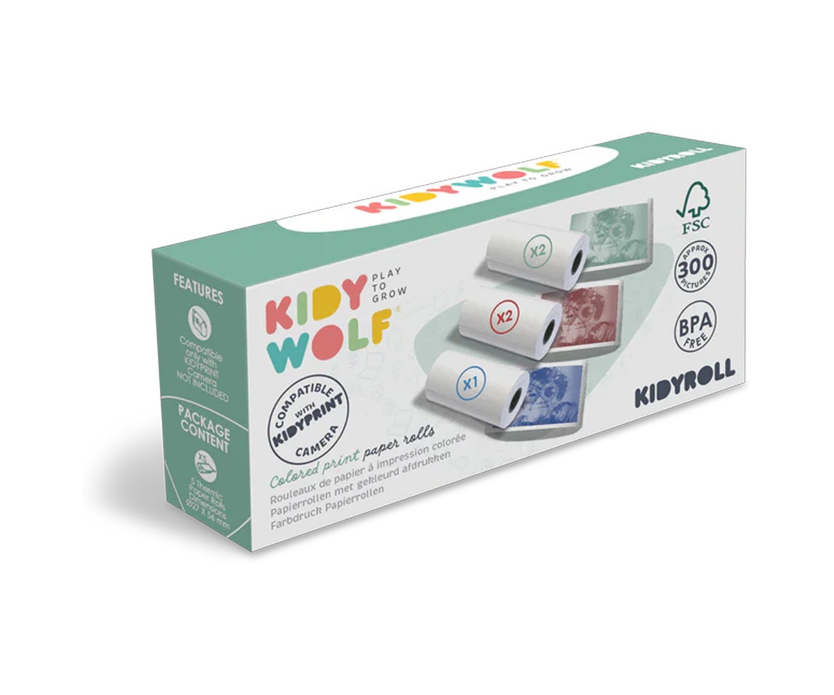 Papier Thermique KidyRoll Couleurs