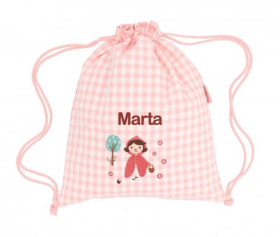 Sacca-Zaino Vichy Little Red Personalizzabile
