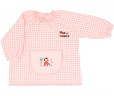 Grembiulino Lola Vichy Little Red Personalizzabile