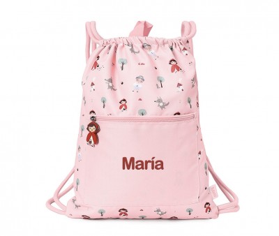Mochila Saco Impermevel Little Red Personalizada