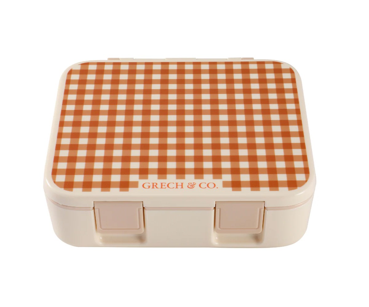 Lunch Box Sienna Gingham 3 Scomparti