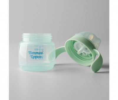 2 Tazze Transition Spout Verde Pastello/Arancio Pastello 150ml
