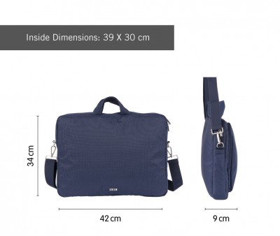 Borsa PC Portatile Blu Collezione 430 Milan Since 1918