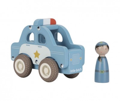 Coche de Polica de Madera FSC