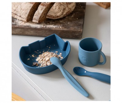 Bol de Silicona Fanto Nordic Blue