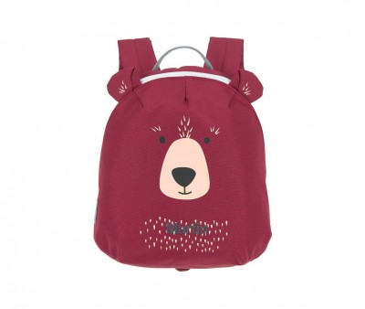 Mochila Infantil Mini Bear Burgundy Personalizable